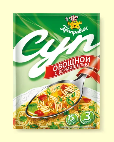 Суп овощной с вермишелью 60 г
