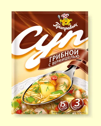 Суп грибной с вермишелью 60 г