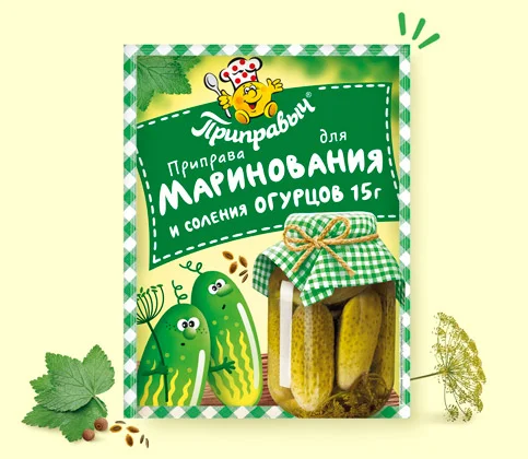 Приправа для маринования и соления огурцов 15 г