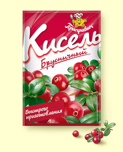 Кисель брусничный 110 г