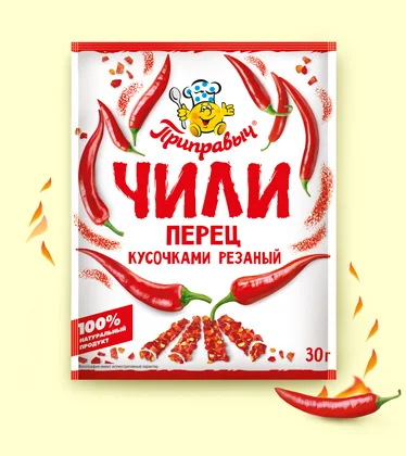 Перец чили кусочками резаный 30 г