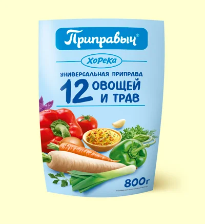 Приправа универсальная 12 овощей и трав 800 г