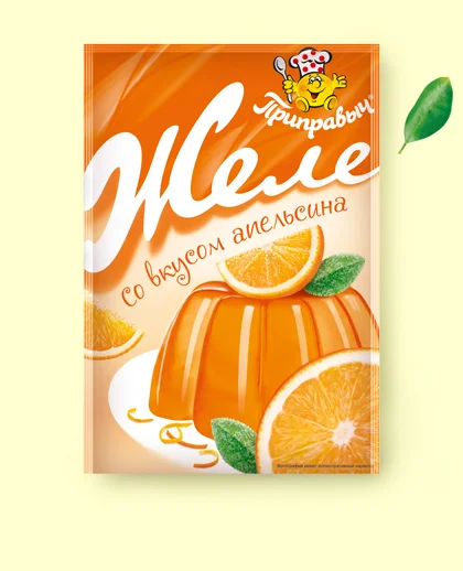 Желе со вкусом апельсина 100 г