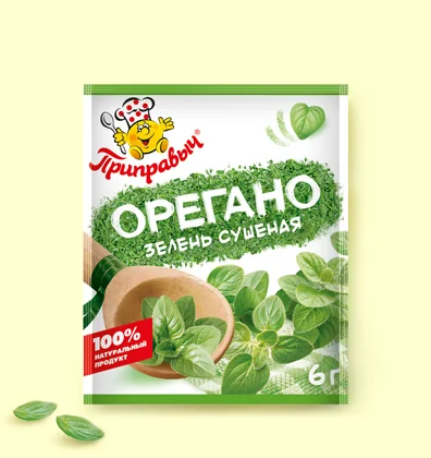 Орегано зелень сушёная 6 г