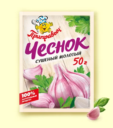 Чеснок сушёный, молотый 50 г